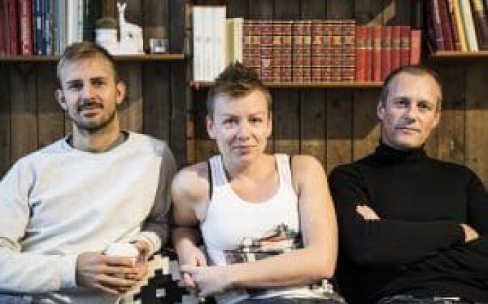 Anders Mjåseth. Anita Schjøll Brede og Frode Eilertsen i Gründeroppropet. Anders Mjåseth. Anita Schjøll Brede og Frode Eilertsen i Gründeroppropet.