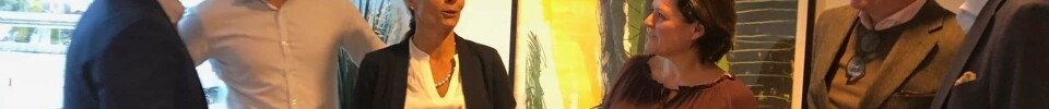 Teamet bak etableringen av AROUND i Norge, fra venstre Peter Moore, Didrik Hersvik Jensen, Camilla Andersson, Janicke Allers, Joar Langeland og Ivar Borge.
