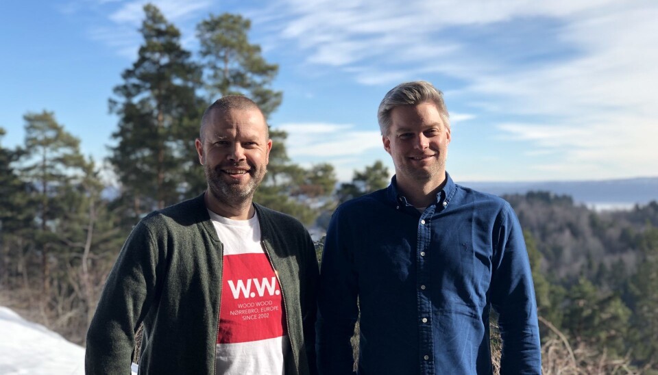 Finn.no fra venstre: Utviklingsdirektør Vegard Storstad og CTO Nicolai Høge.