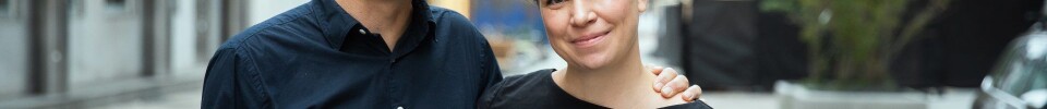 BOOTCAMP: – Det er et spisset og godt program, sier Marte Sootholtet om akseleratorprogrammet til Impact StartUp – her med forretningsutvikler Mads Haaland-Paulsen. Foto: Harald Spjelkavik / NewsLab