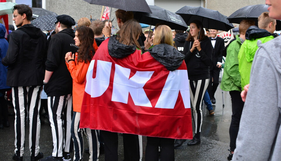NTNU-studenter under studentfestivalen UKA.