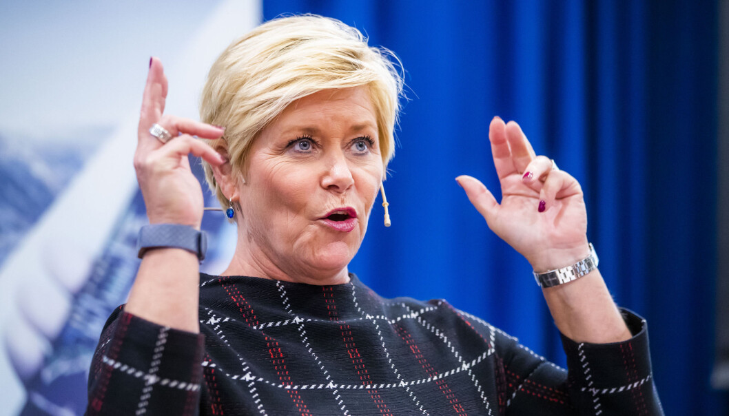 Finansdepartementet, her ved finansminister Siv Jensen (Frp), har kommet med nye Skattefunn-instrukser. Finansdepartementet, her ved finansminister Siv Jensen (Frp), har kommet med nye Skattefunn-instrukser.