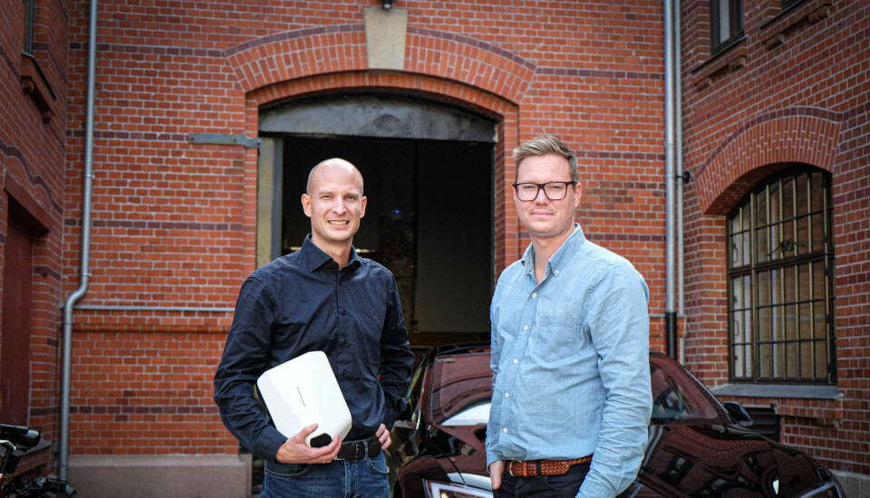 Tibber-gründerne Edgeir Vårdal Aksnes og Daniel Lindén