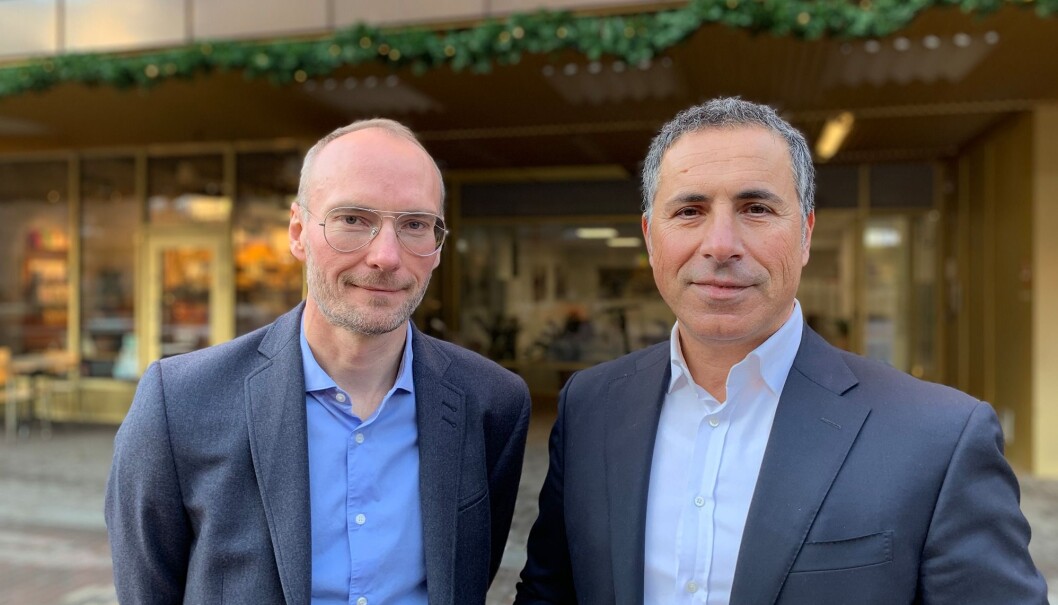 Rune Røsten i Schibsted Growth og Nadir Nalbant i Homely. Rune Røsten i Schibsted Growth og Nadir Nalbant i Homely.