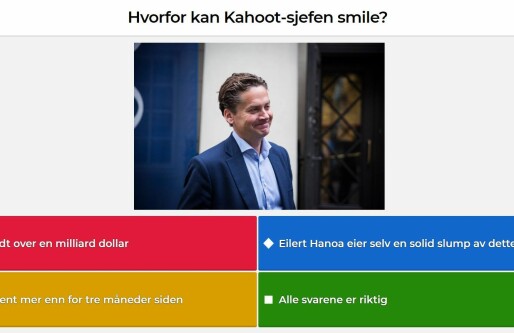 Kahoot kjøper finsk læringsteknologi i avtale verdt opptil 100 millioner kroner