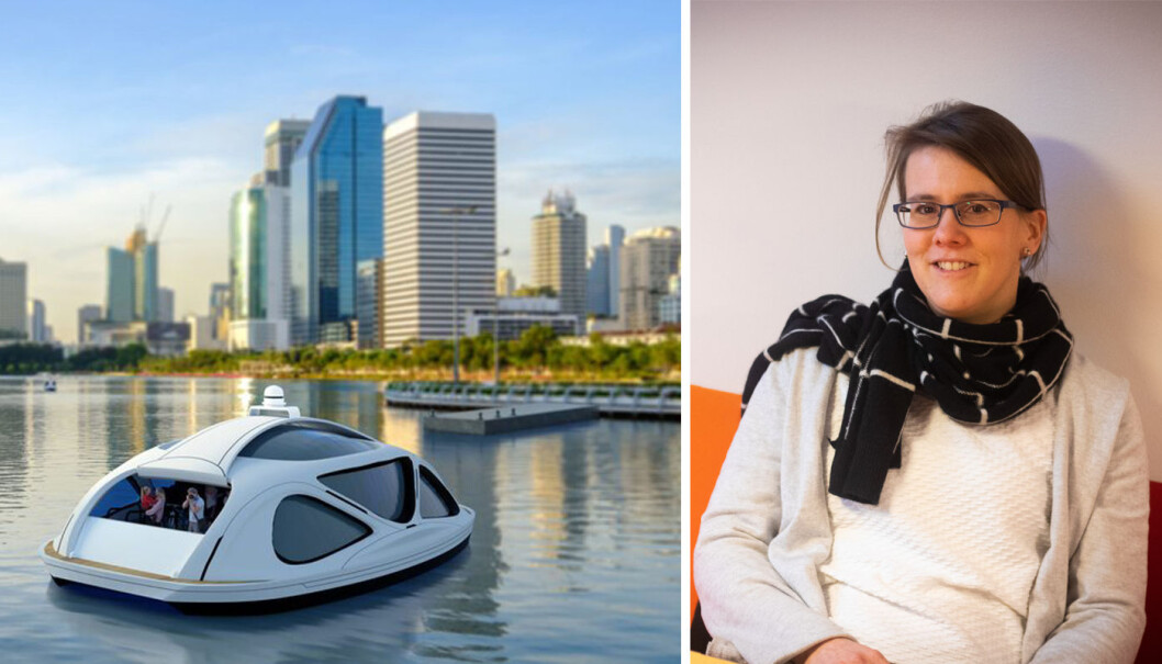 Autonome ferjer kan bli det nye fremkostmiddelet, mener CEO i Zeabuz, Susanne Jäschke Autonome ferjer kan bli det nye fremkostmiddelet, mener CEO i Zeabuz, Susanne Jäschke
