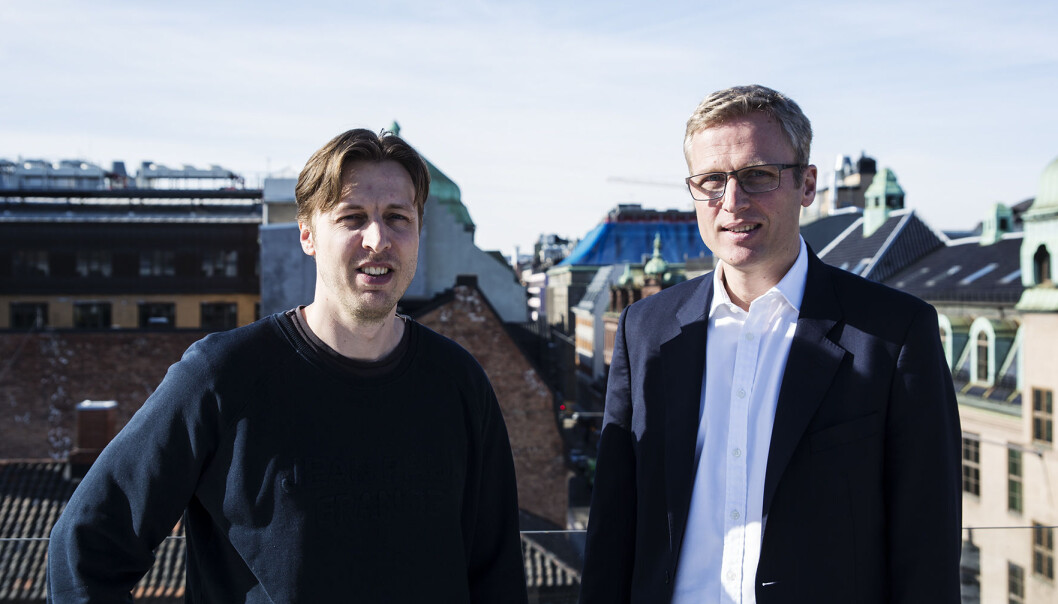 Brødrene Lars og Thomas Nygaard står bak NorQuant. De fikk nylig 14 millioner kroner fra Forskningsrådet. Arkivfoto: Per-Ivar Nikolaisen Brødrene Lars og Thomas Nygaard står bak NorQuant. De fikk nylig 14 millioner kroner fra Forskningsrådet. Arkivfoto: Per-Ivar Nikolaisen