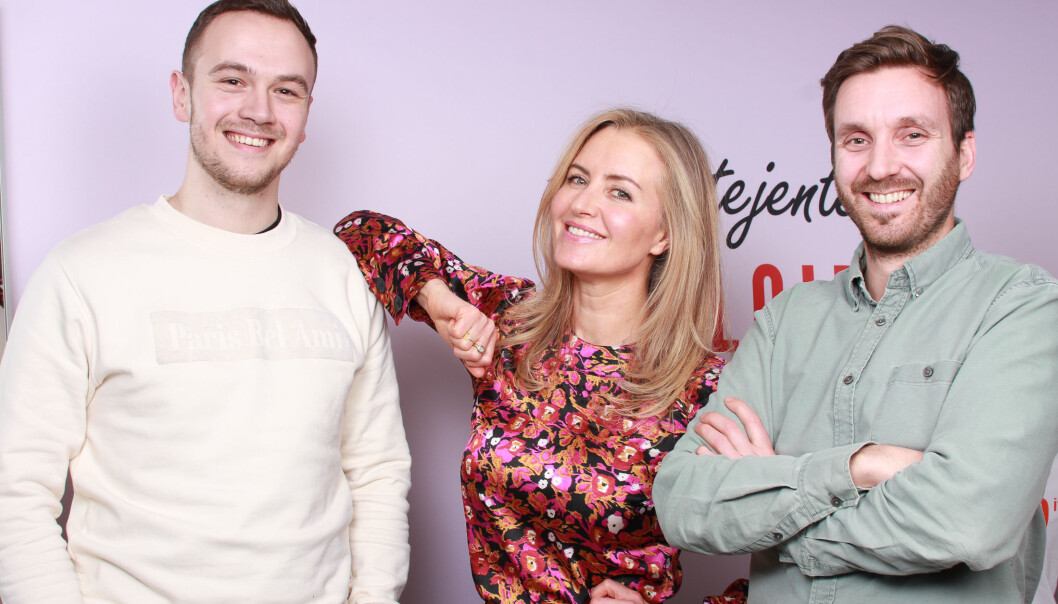 Andreas Kristiansen, Jeanette Dyhre Kvisvik og Jarle Snertingdalen i Villoid. Andreas Kristiansen, Jeanette Dyhre Kvisvik og Jarle Snertingdalen i Villoid.