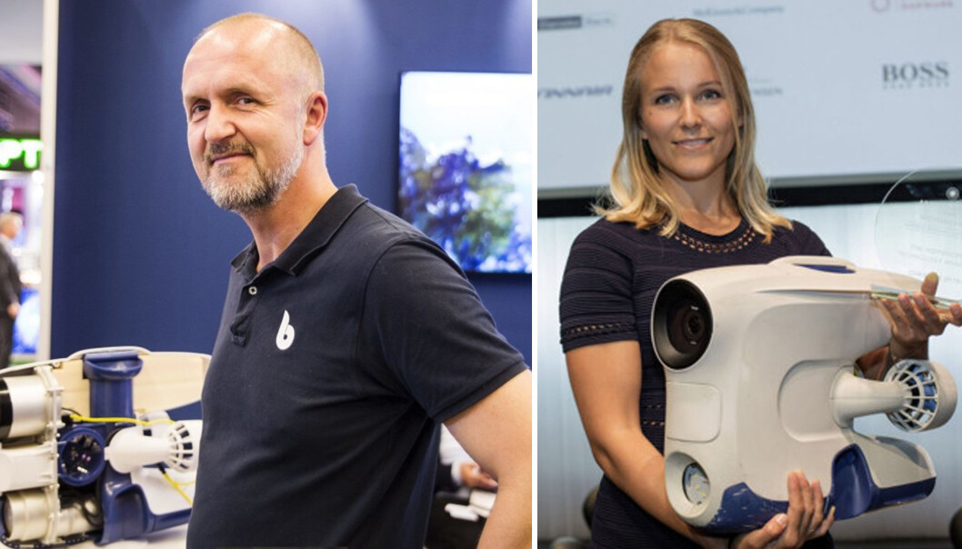 Gründerne Erik Dyrkoren og Christine Spiten er begge ute av Blueye Gründerne Erik Dyrkoren og Christine Spiten er begge ute av Blueye