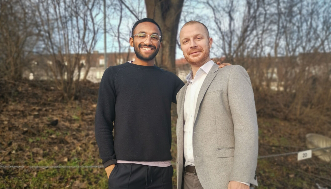 Jonathan Mylvaganam, produktsjef i Vipps og Marius Gylseth, CDO i Fair. Jonathan Mylvaganam, produktsjef i Vipps og Marius Gylseth, CDO i Fair.