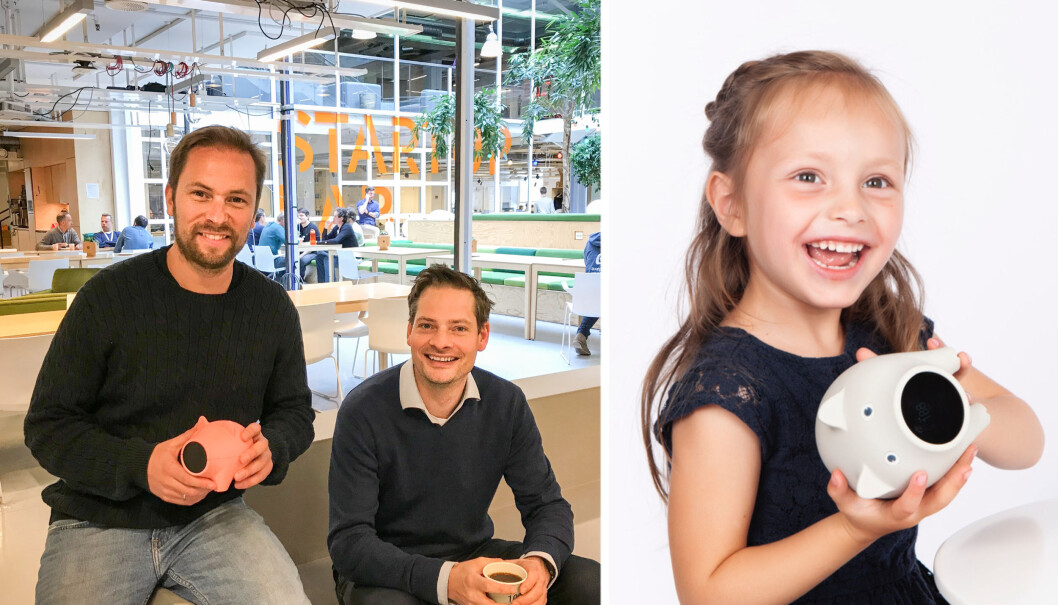 Jens Braathen (daglig leder og gründer) og Kristian Hestmann (produktutvikler) i Nöffe. Jens Braathen (daglig leder og gründer) og Kristian Hestmann (produktutvikler) i Nöffe.