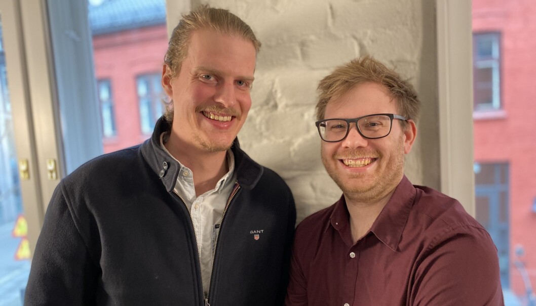 Torbjørn Bull Jenssen og Jon Ramvi. Torbjørn Bull Jenssen og Jon Ramvi.