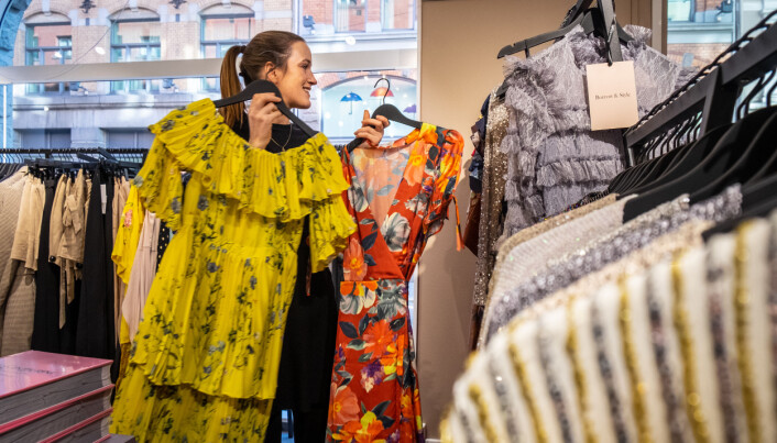 Kristina Aarvold, gründer av utleie-konseptet Borrow & Style. Her i selskapets showroom i Karl Johans gate i Oslo. Kristina Aarvold, gründer av utleie-konseptet Borrow & Style. Her i selskapets showroom i Karl Johans gate i Oslo.