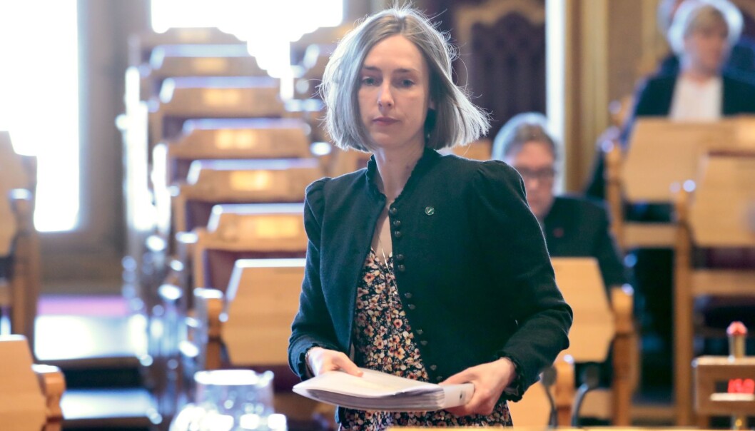 Iselin Nybø i Storingets spørretime i slutten av februar. Iselin Nybø i Storingets spørretime i slutten av februar.