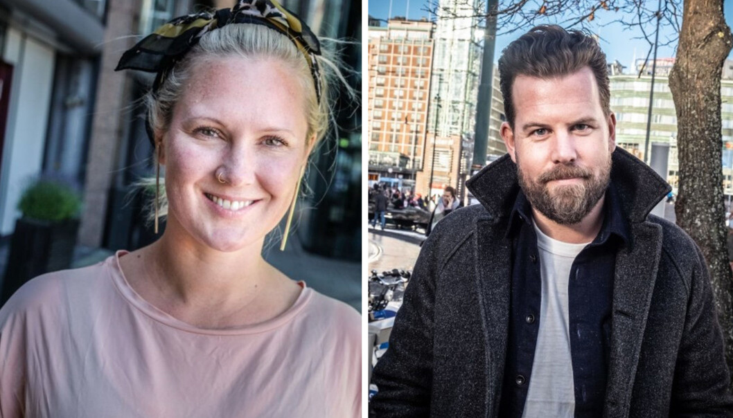 Kimberly Larsen og Johan Høgåsen Hallesby om ny krisepakke for gründere. Kimberly Larsen og Johan Høgåsen Hallesby om ny krisepakke for gründere.