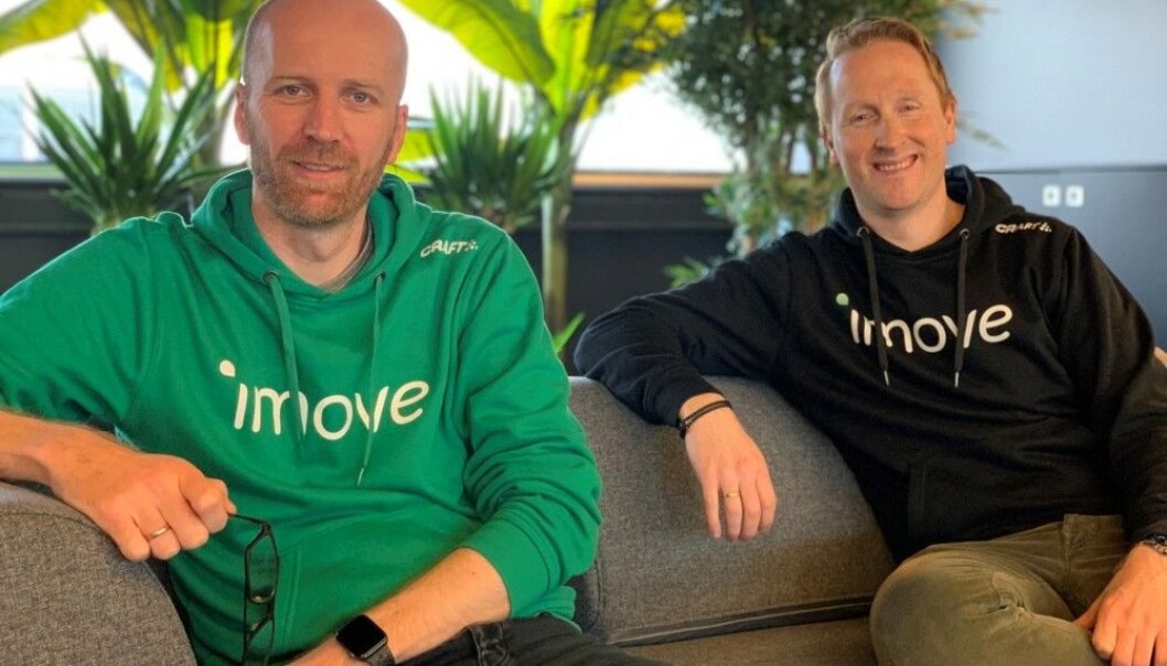 Gründerne av Imove, Gunnar Birkenfeldt og Hans Kristian Aas. Gründerne av Imove, Gunnar Birkenfeldt og Hans Kristian Aas.