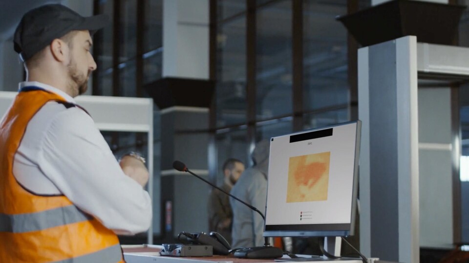 Vicotee laget tidlig i pandemien en massefebermåler, til bruk i butikker, for eksempel.