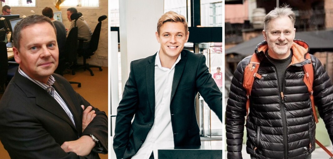 F.v. Styreleder Dag Honningsvåg, CEO Carl Wilhelm Vedvik og produksjef og majoritetseier Jo Hansæl i Adline. F.v. Styreleder Dag Honningsvåg, CEO Carl Wilhelm Vedvik og produksjef og majoritetseier Jo Hansæl i Adline.
