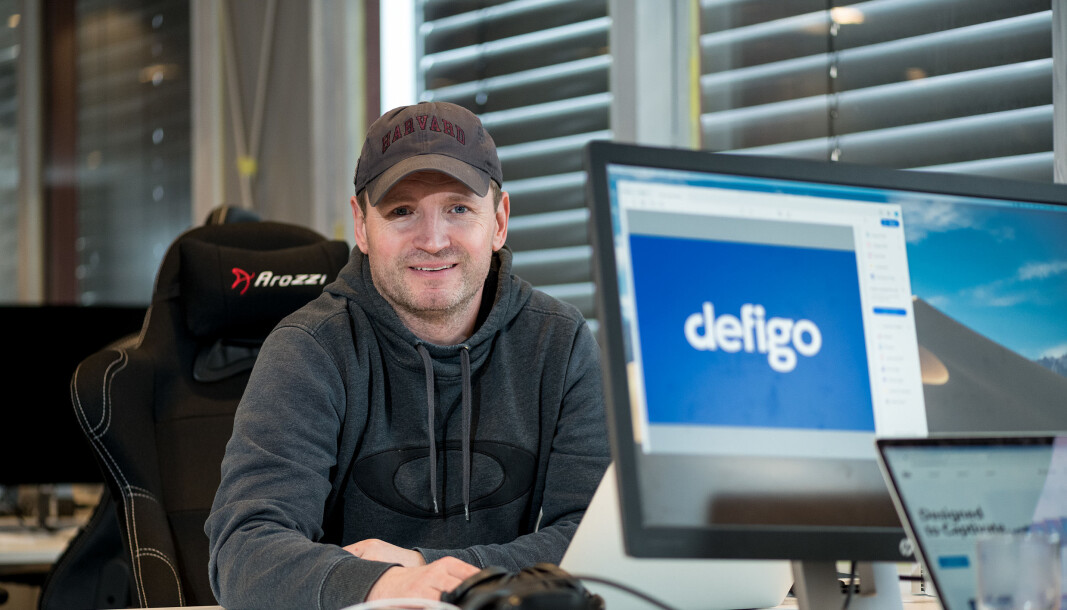 Daglig leder i Defigo, Joachim Stray. Daglig leder i Defigo, Joachim Stray.