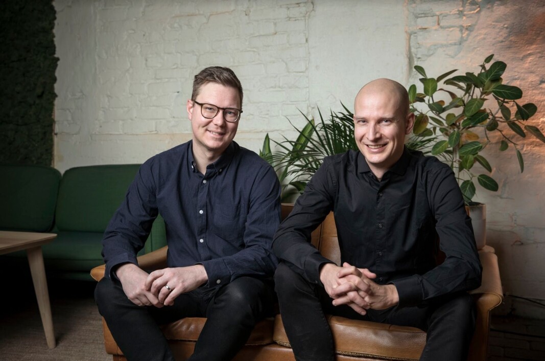 Tibber-gründerne Daniel Linden og Edgeir Vårdal Aksnes. Tibber-gründerne Daniel Linden og Edgeir Vårdal Aksnes.