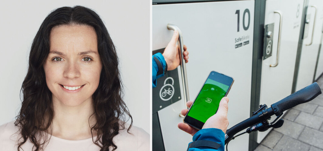 Ellen Loxley, markedssjef i SafeBikely. Ellen Loxley, markedssjef i SafeBikely.