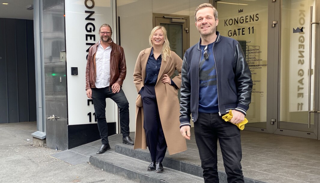 Tharald Nustad, Cilia Holmes Indahl og Fredrik Winther. Tharald Nustad, Cilia Holmes Indahl og Fredrik Winther.