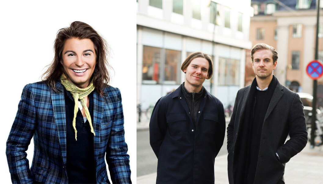 Erlend Elias er en av kjendisene som nå tilbyr å lage personlige videohilsner på den svenske plattformen Memmo, av gründerne Tobias Bengtsdal (COO) og Gustav Lundberg Toresson (CEO) Erlend Elias er en av kjendisene som nå tilbyr å lage personlige videohilsner på den svenske plattformen Memmo, av gründerne Tobias Bengtsdal (COO) og Gustav Lundberg Toresson (CEO)