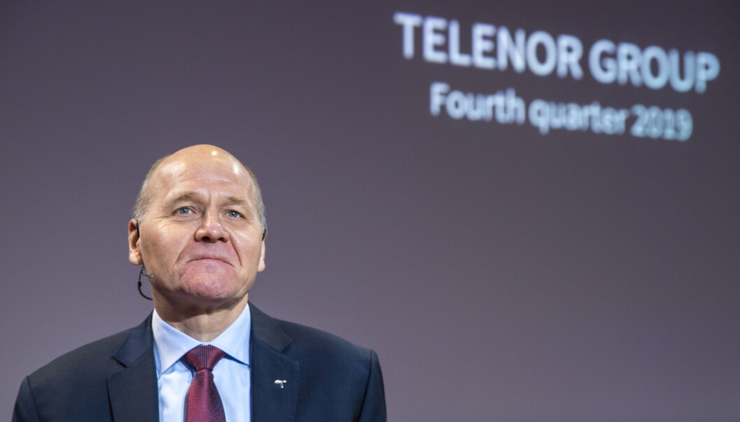 Telenor-sef Sigve Brekke. Foto: Terje Pedersen / NTB scanpix Telenor-sef Sigve Brekke. Foto: Terje Pedersen / NTB scanpix