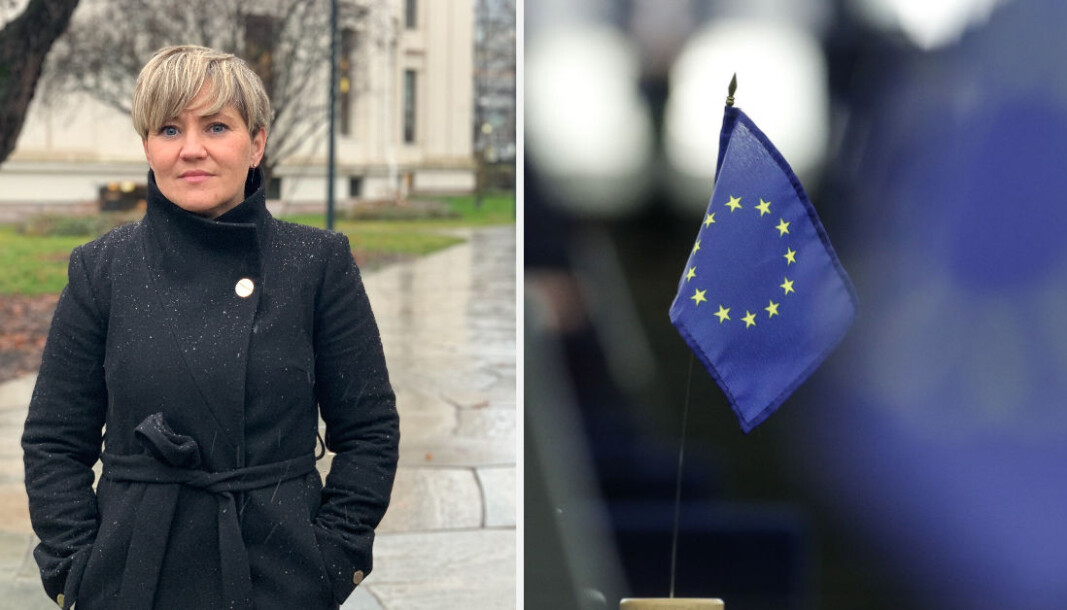 PSD2 (Revised Payment Services Directive) er den nyeste versjonen av EU-direktivet som regulerer betalingstjenester i EUs indre marked. Til venstre: Camilla Kamberg i NEW. Foto: AP Photo/Jean-Francois Badias PSD2 (Revised Payment Services Directive) er den nyeste versjonen av EU-direktivet som regulerer betalingstjenester i EUs indre marked. Til venstre: Camilla Kamberg i NEW. Foto: AP Photo/Jean-Francois Badias