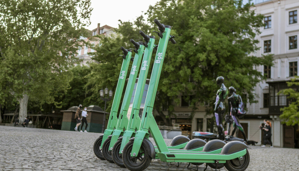 Fredag dukket grønne Bolt-sparkesykler opp i Oslo