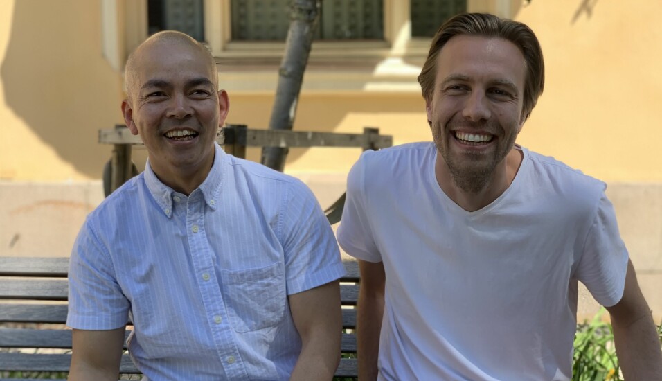 Tim Nguyen (salgssjef) og Axel Sjøstedt (daglig leder og medgründer).