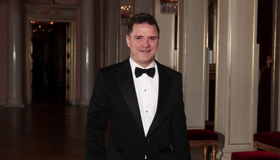 Daværende redaktør Espen Egil Hansen på vei til en gallamiddagen på Slottet i anledning Prins William og hertuginne Catherine sitt besk i Norge. Daværende redaktør Espen Egil Hansen på vei til en gallamiddagen på Slottet i anledning Prins William og hertuginne Catherine sitt besk i Norge.