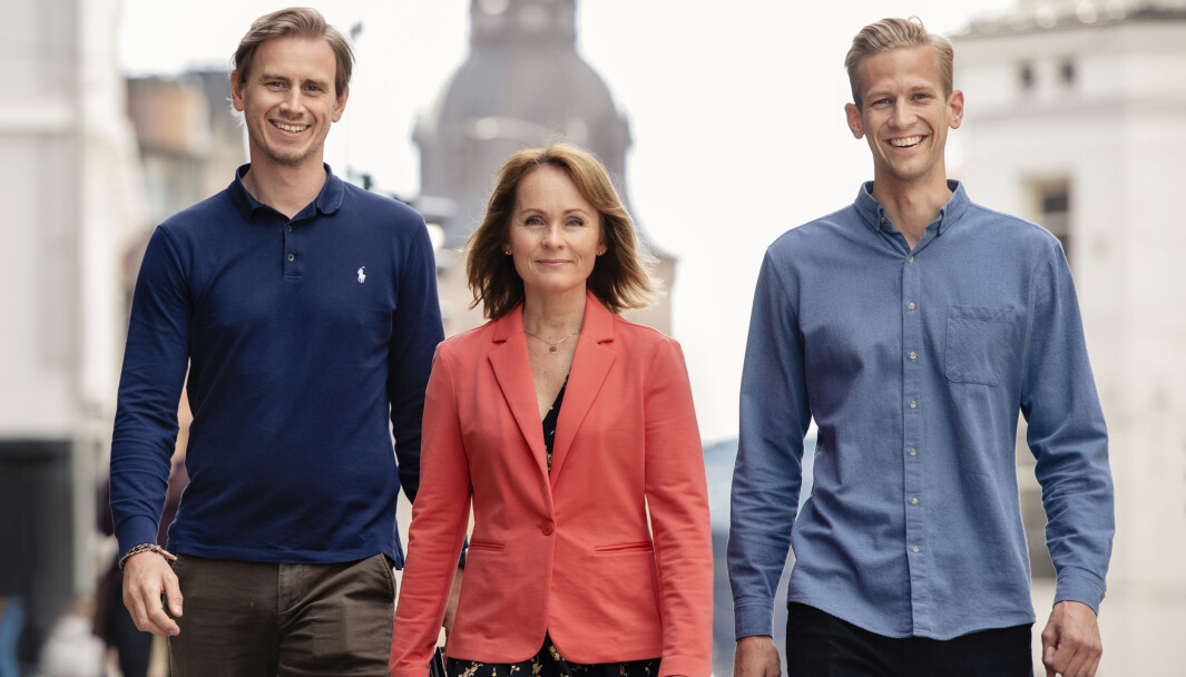 Jon Kåre Stene i Skyfall Ventures, Rannveig Fadum i Investinor og Espen Malmo i Skyfall Ventures. Jon Kåre Stene i Skyfall Ventures, Rannveig Fadum i Investinor og Espen Malmo i Skyfall Ventures.
