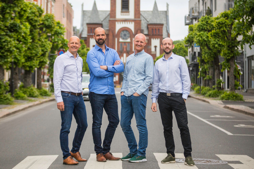 Pål Reinert Bredvei (t.v.), Jan Bredo Pettersen, Vidar Westrum og Morten Høyseth. Pål Reinert Bredvei (t.v.), Jan Bredo Pettersen, Vidar Westrum og Morten Høyseth.
