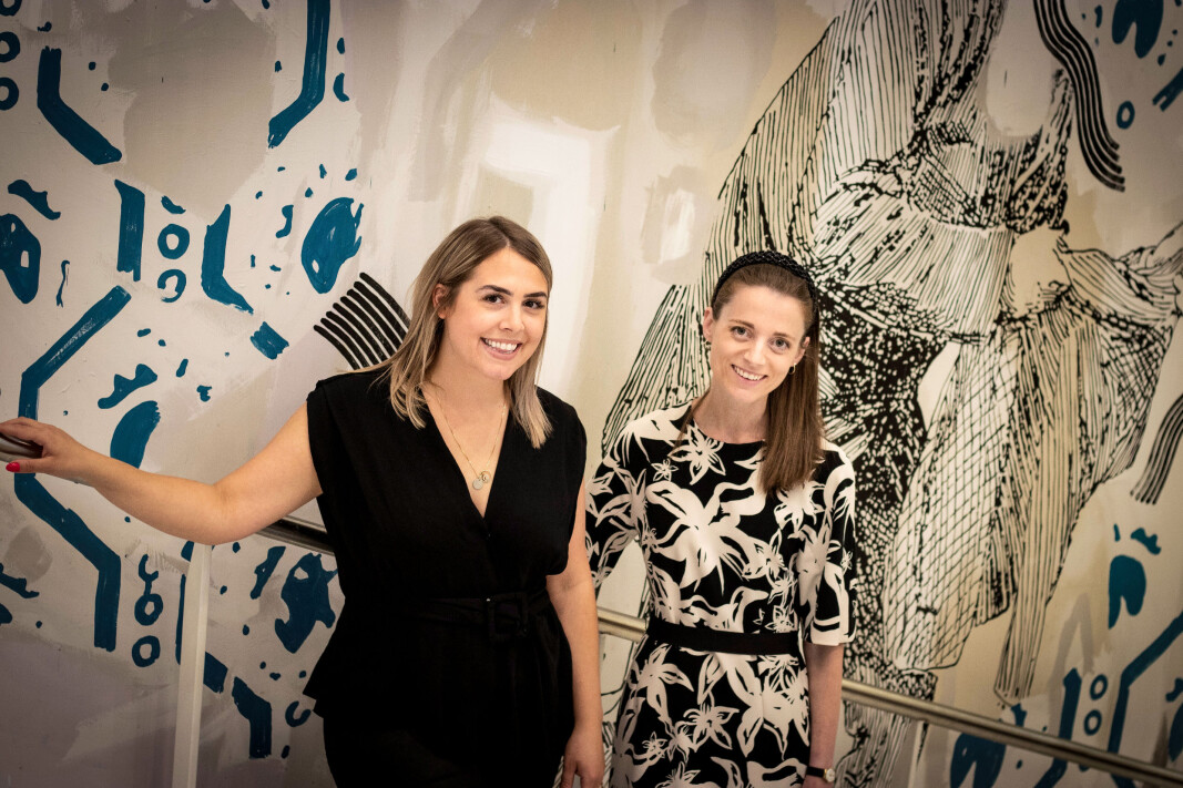 CEO i Unifai, Alexandra Gunderson har fått med seg Ine Oftedahl fra DNB som mentor CEO i Unifai, Alexandra Gunderson har fått med seg Ine Oftedahl fra DNB som mentor
