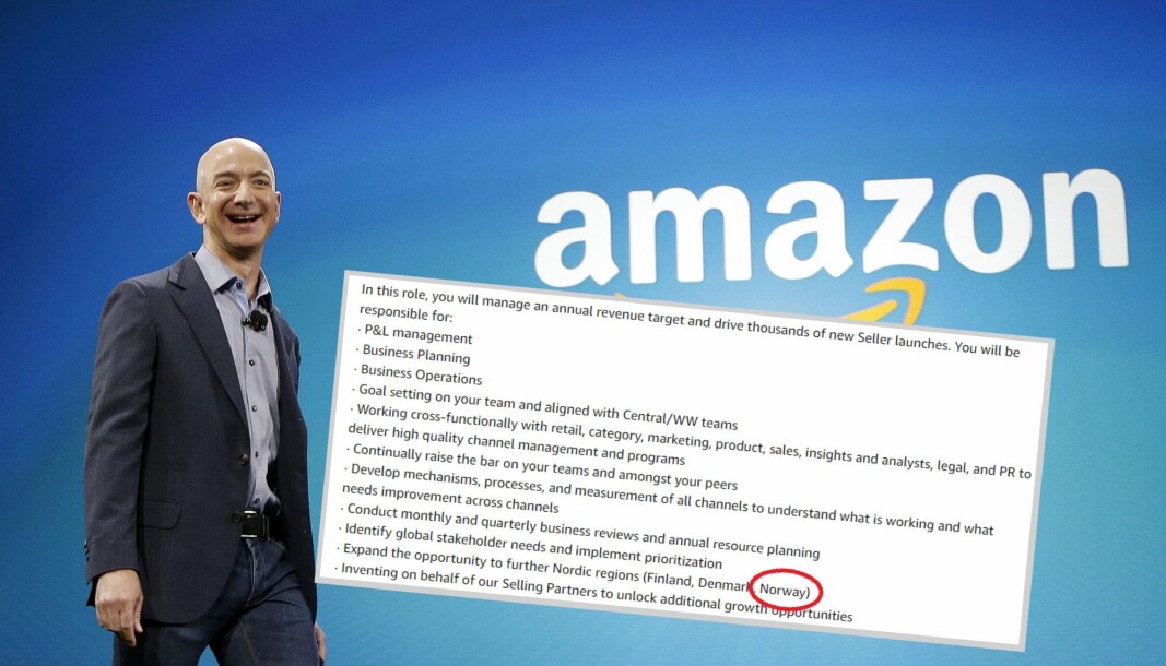 Amazon skal bruke Sverige som inngangsport til resten av Norden. Amazon skal bruke Sverige som inngangsport til resten av Norden.