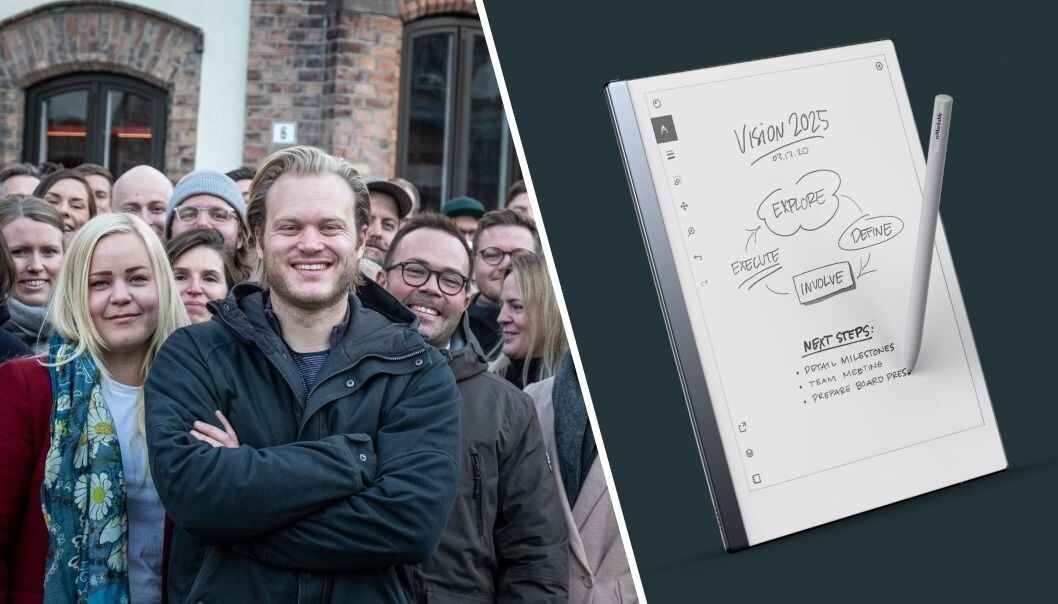 Remarkable, her ved gründer og daglig leder Magnus Haug Wanberg i front, har i dag omtrent 120 ansatte, og teamet shipper ut andre generasjon av sitt skrivebrett i august. Remarkable, her ved gründer og daglig leder Magnus Haug Wanberg i front, har i dag omtrent 120 ansatte, og teamet shipper ut andre generasjon av sitt skrivebrett i august.