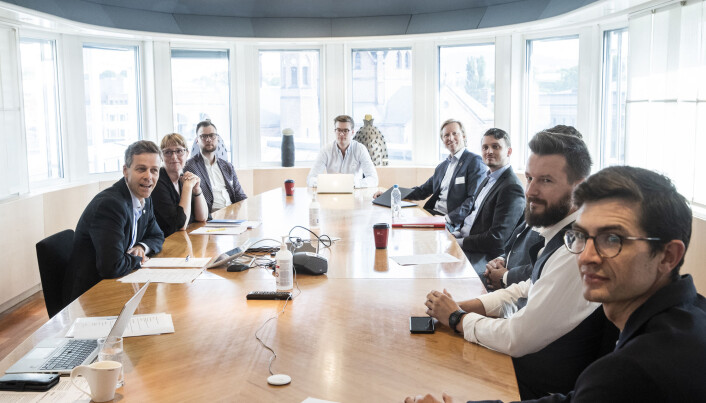 Samferdselsminister Knut Arild Hareide møtte sparkesykkelaktørene i dag. Samferdselsminister Knut Arild Hareide møtte sparkesykkelaktørene i dag.