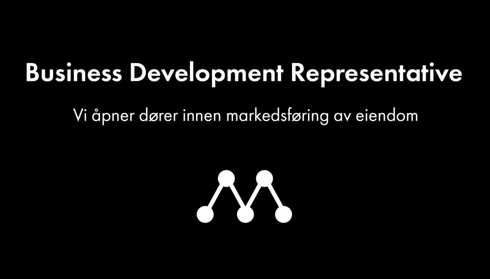 Business Development Representative i et av Norges mest spennende tech-startups