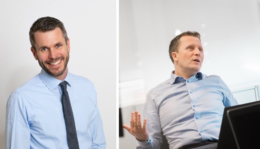 Investor Henrik Lie-Nielsen (t.v.) er styreleder i Stacc. Oddbjørn Berentsen, nåværende CEO i Easybank, blir sjef i Nye BRAbank etter fusjonen med Easybank. Investor Henrik Lie-Nielsen (t.v.) er styreleder i Stacc. Oddbjørn Berentsen, nåværende CEO i Easybank, blir sjef i Nye BRAbank etter fusjonen med Easybank.