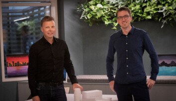 CEO i Airthings, Øyvind Birkenes, og CEO og gründer i Airtight, Per Magne Helseth. CEO i Airthings, Øyvind Birkenes, og CEO og gründer i Airtight, Per Magne Helseth.
