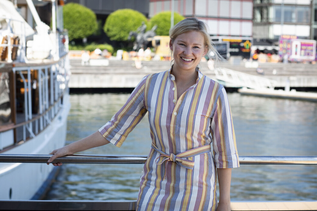 Cilia Holmes Indahl har gått fra Katapult til EQT. Her ombord på Brim Explorer tidligere i sommer. Cilia Holmes Indahl har gått fra Katapult til EQT. Her ombord på Brim Explorer tidligere i sommer.