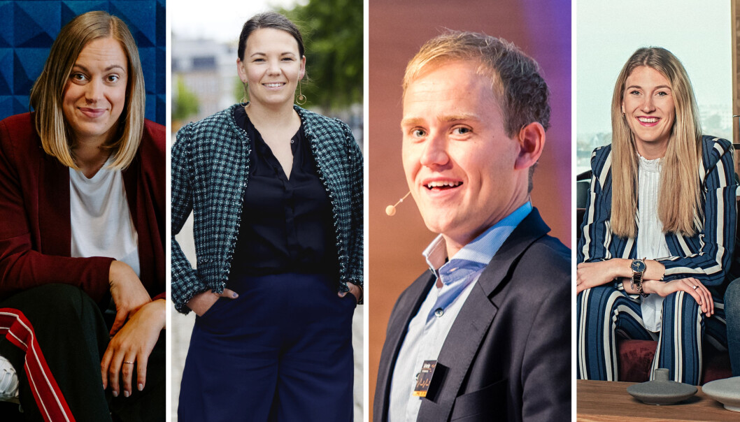 Daglig leder i Dealflow, Stine Sofie Grindheim. Daglig leder i Kameo og styreleder i Norsk Crowdfunding Forening, Linn Hoel Ringvoll. Daglig leder i FundingPartner, Geir Atle Bore. Kundeansvarlig i Folkeinvest, Amalie Holt. Daglig leder i Dealflow, Stine Sofie Grindheim. Daglig leder i Kameo og styreleder i Norsk Crowdfunding Forening, Linn Hoel Ringvoll. Daglig leder i FundingPartner, Geir Atle Bore. Kundeansvarlig i Folkeinvest, Amalie Holt.