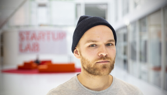 Kjetil Holmefjord i Startuplab. Kjetil Holmefjord i Startuplab.