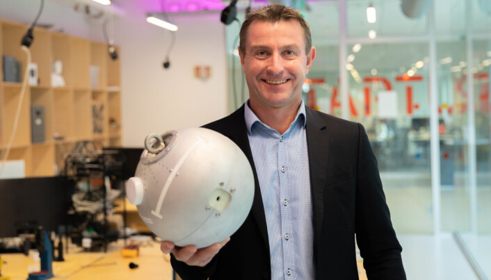 Einar von Ubisch viser stolt fram en utgave av Heimdall Powers kraftsensor, som produseres i Rogaland og selges verden over. Einar von Ubisch viser stolt fram en utgave av Heimdall Powers kraftsensor, som produseres i Rogaland og selges verden over.