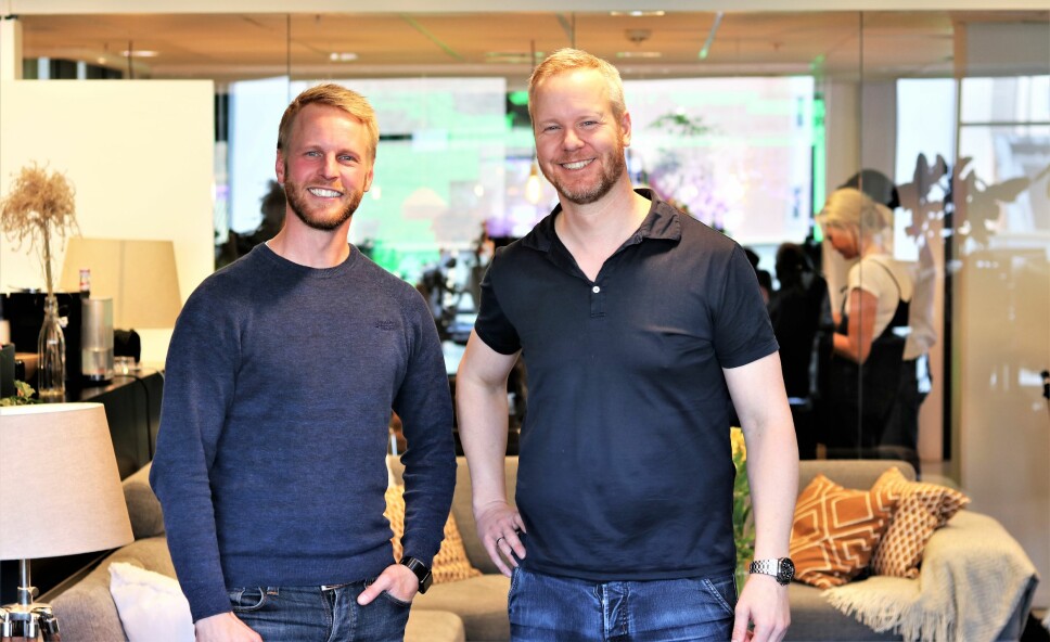 Lillebror Stig Olav Kasin (venstre) er innholdssjef i Portal One, mens storebror Bård-Anders er daglig leder.