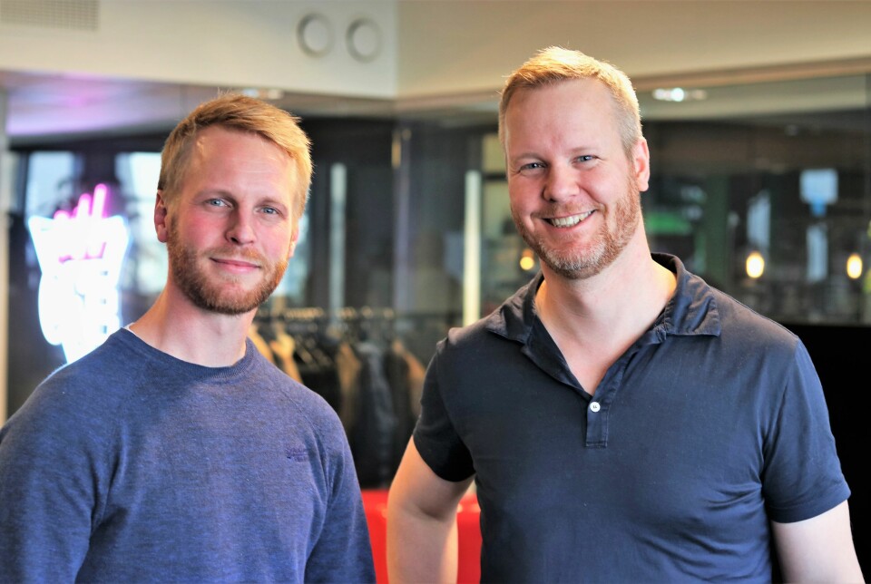 Lillebror Stig Olav Kasin (venstre) er innholdssjef i Portal One, mens storebror Bård-Anders er daglig leder.
