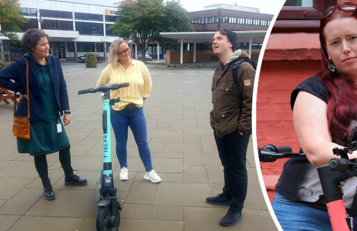 Når småby leker storby: Det virker ikke som aktørene i sparkesykkel-prosjektet i Namsos har skjønt at de ikke er i Oslo