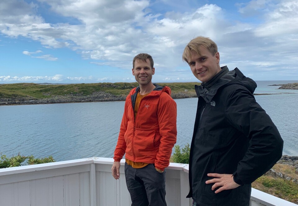 Mats Julian Olsen og Fredrik Haga i Dune Analytics.