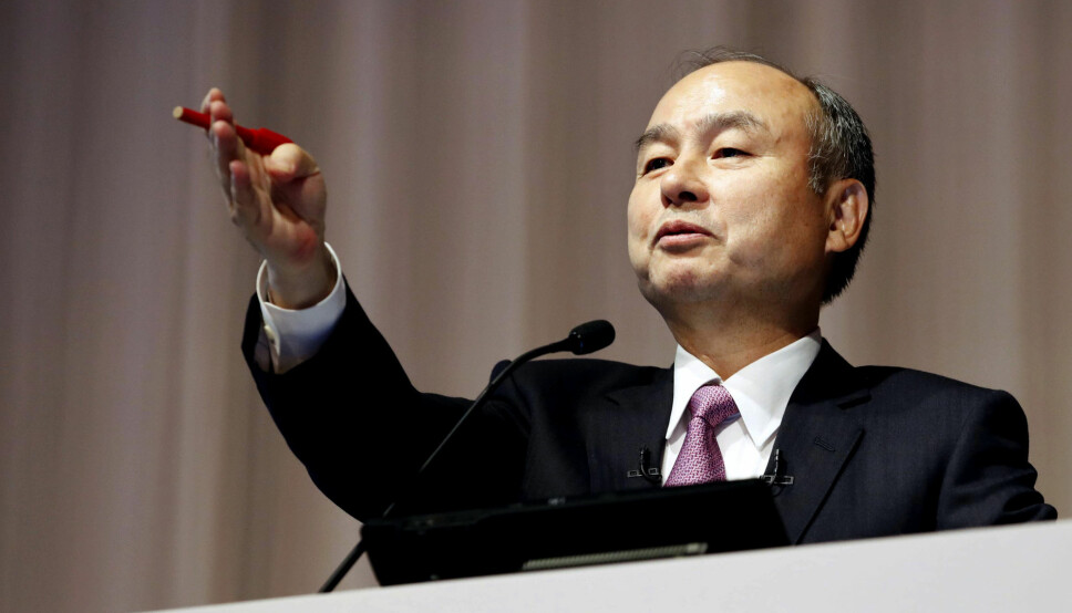 CEO i Softbank, Masayoshi Son er Japans rikeste mann. (Kyodo News via AP, File)